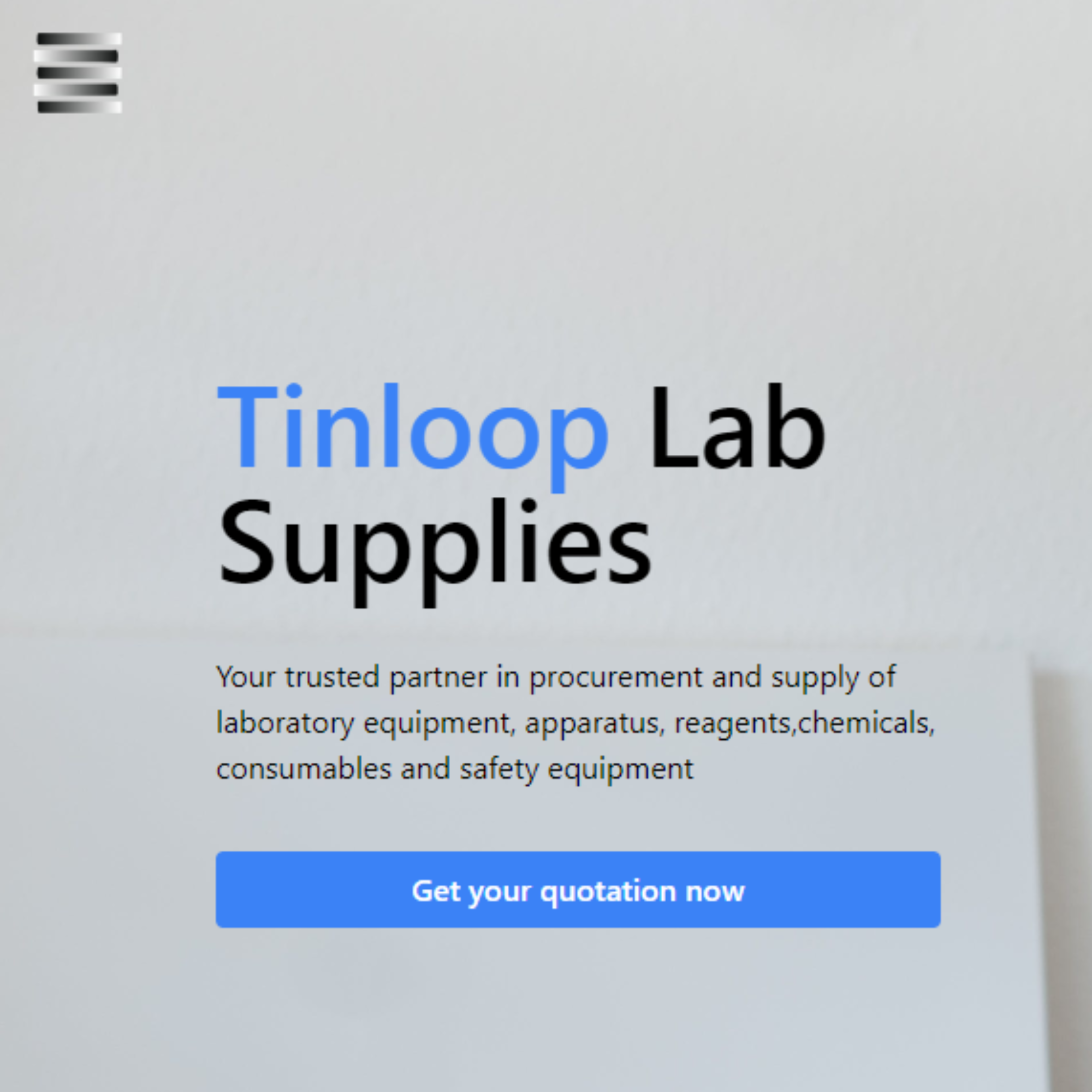 Tinloop Lab supplies